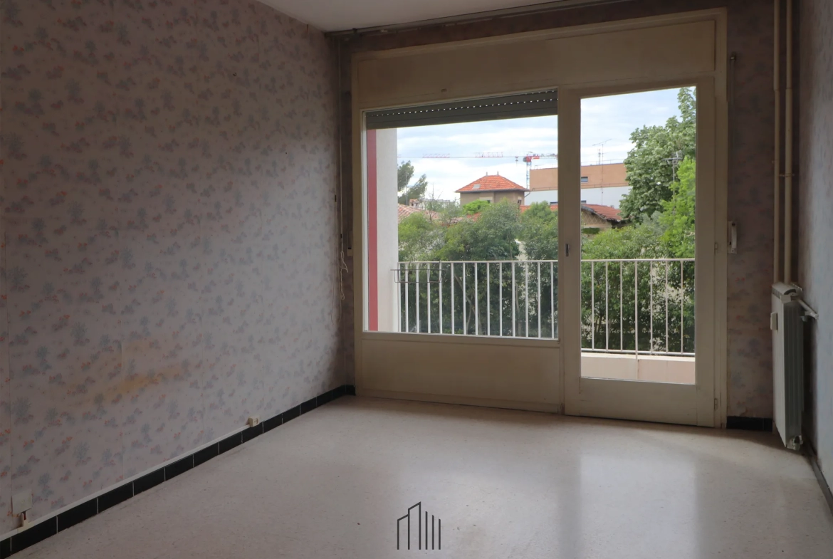 Appartement à Montpellier La Chamberte - T3 de 67m2 avec cave et place de parking extérieur 