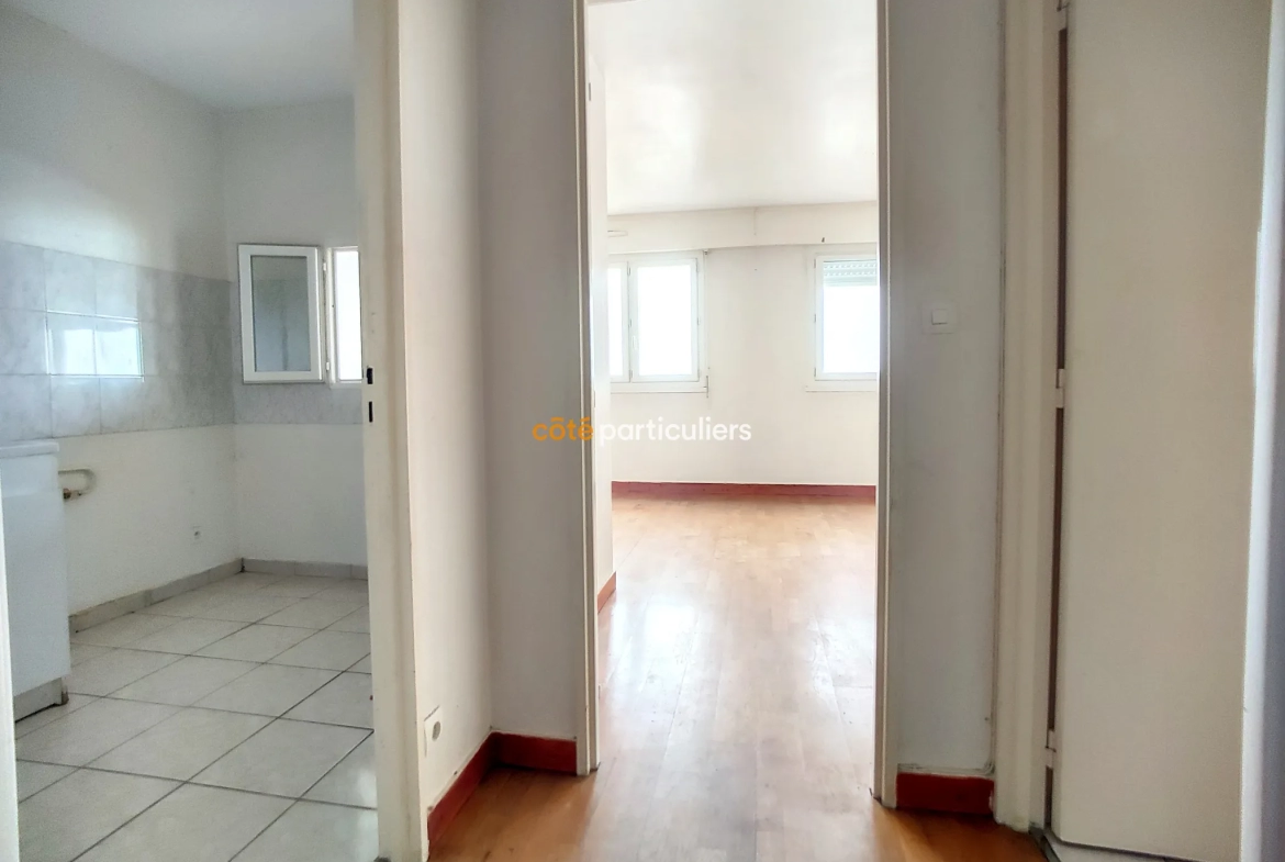 Appartement lumineux de 49m2 à Nantes 