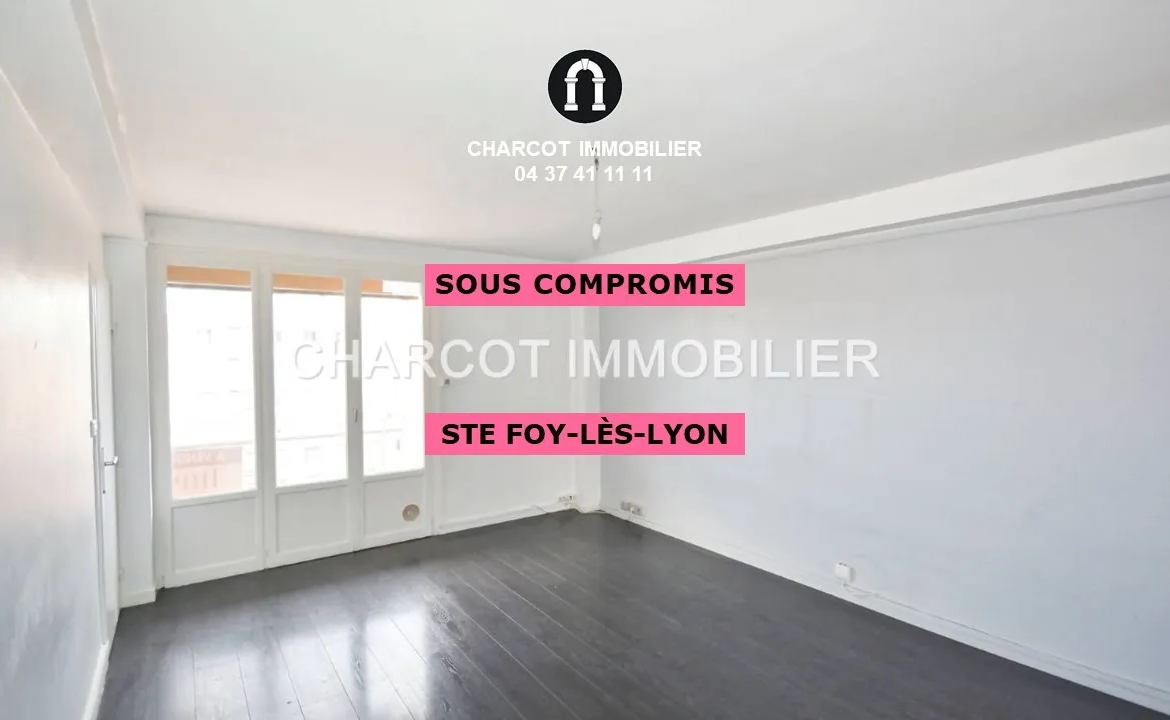 Appartement T4 à vendre à Ste Foy Les Lyon - Étage élevé - 70,14 m2 