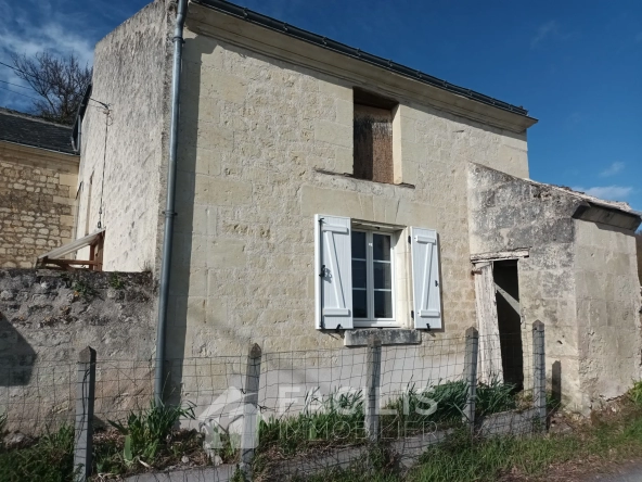 Ensemble de deux maisons à rénover avec dépendances troglodytiques à Chinon