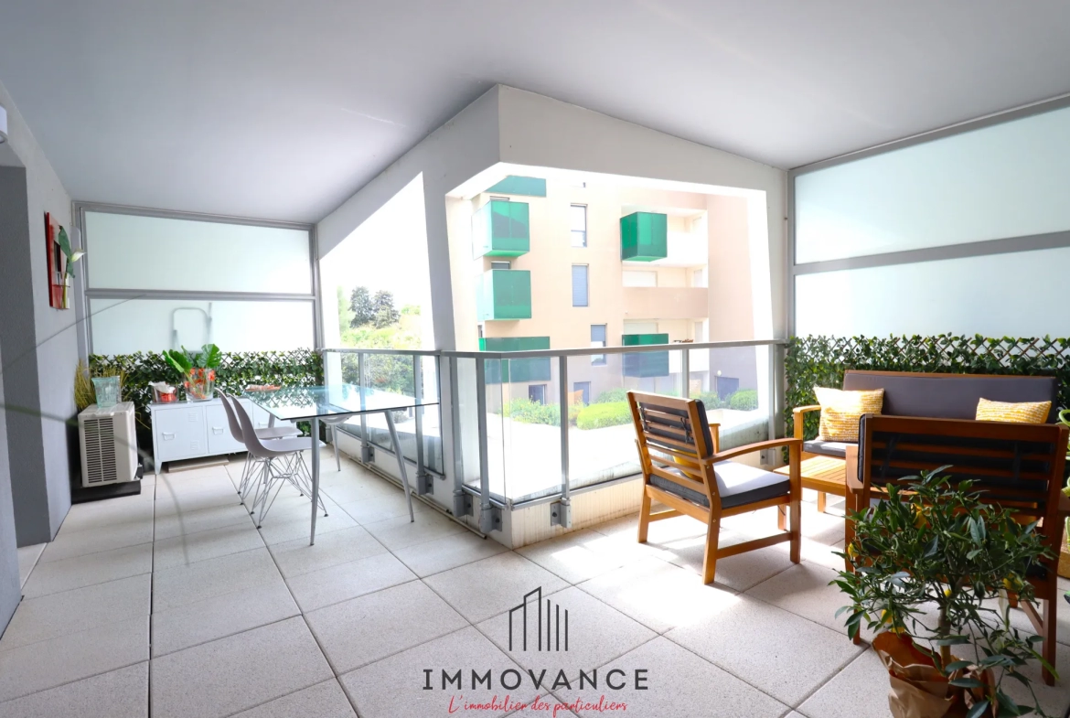 Vente interactive - Appartement T3 70m² - Montpellier - Port Marianne - La Lironde - Nouvelle Mairie 