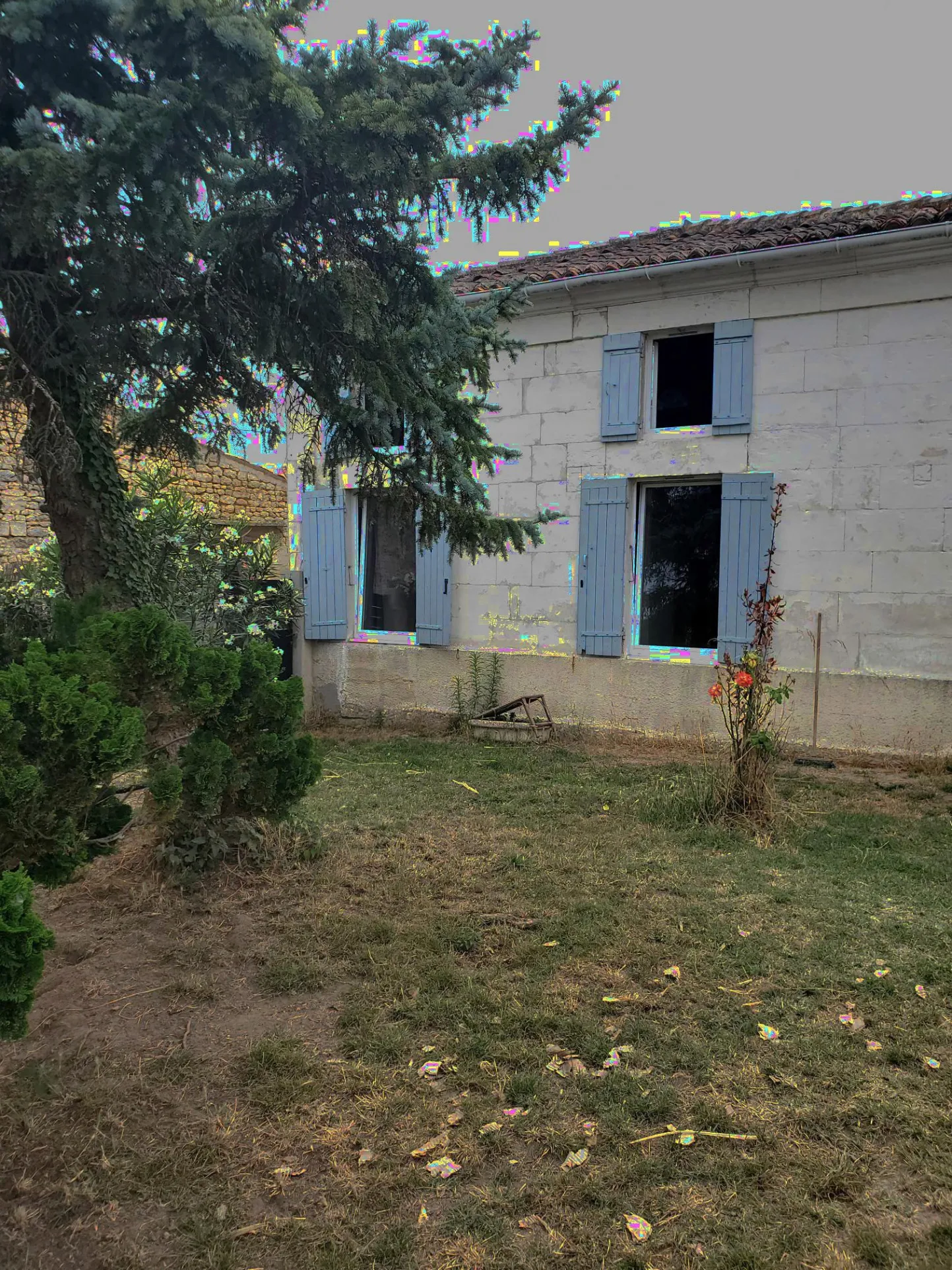 Maison de village charentaise à Meursac, Charente-Maritime 