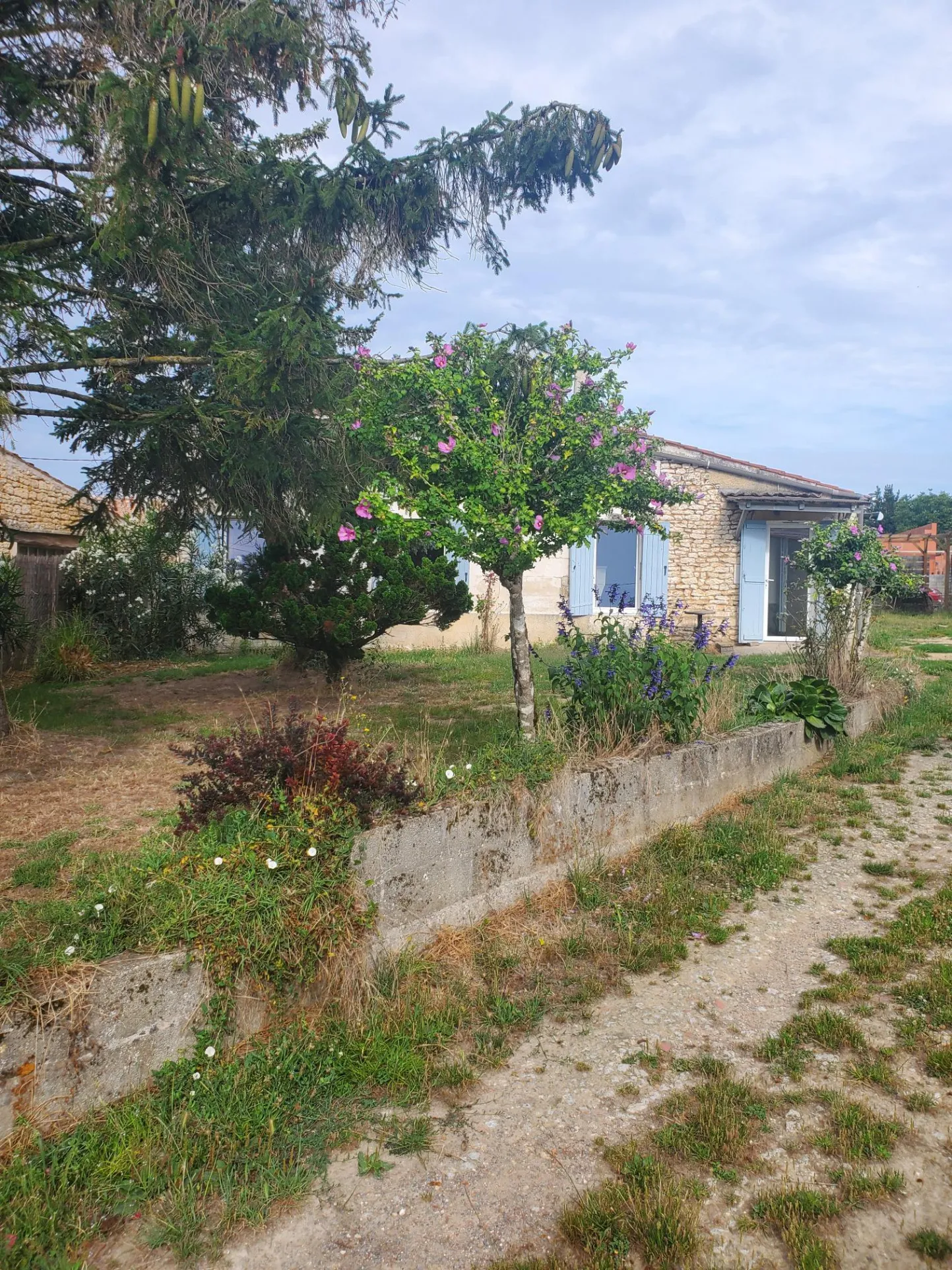 Maison de village charentaise à Meursac, Charente-Maritime 