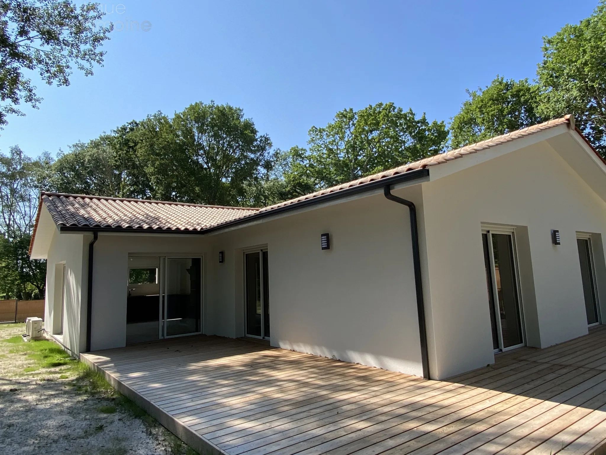 Maison neuve à Bazas avec vue sur la forêt 