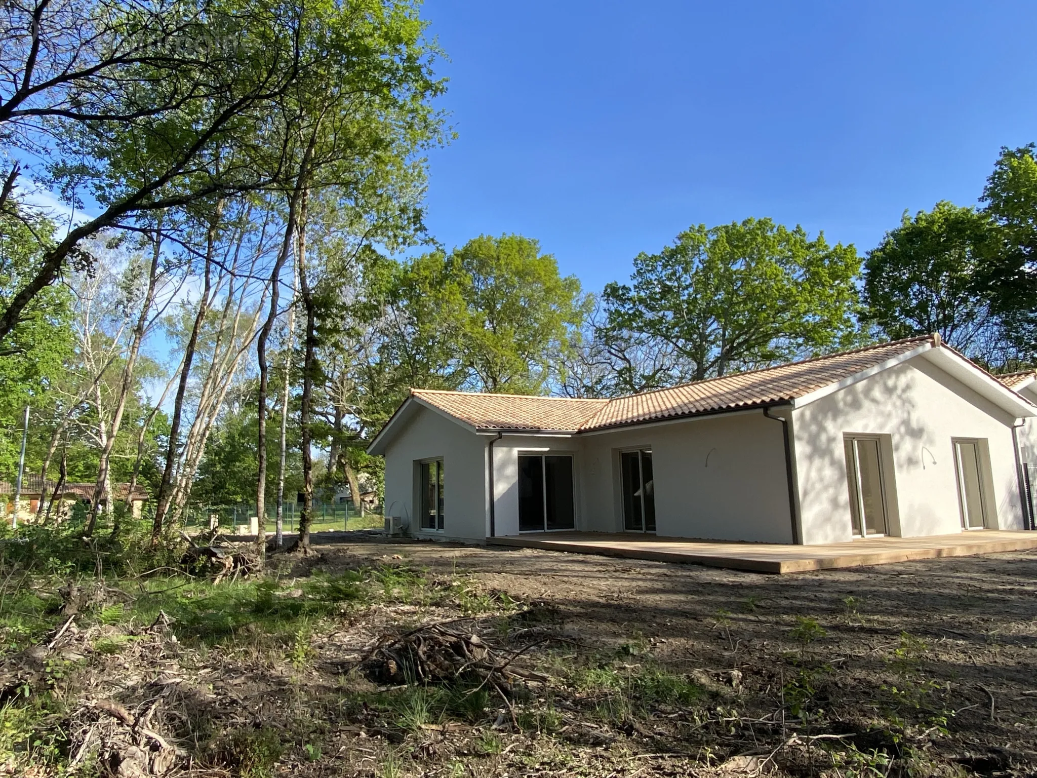 Maison neuve à Bazas avec vue sur la forêt 