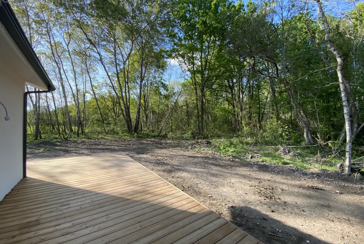 Maison neuve à Bazas avec vue sur la forêt 