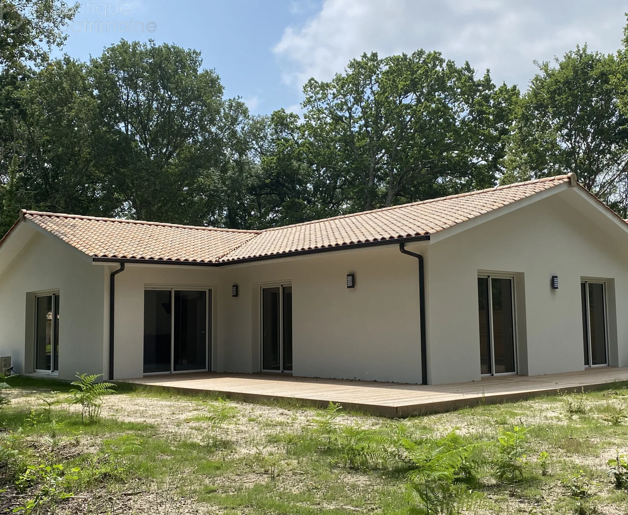 Maison neuve à Bazas avec vue sur la forêt 