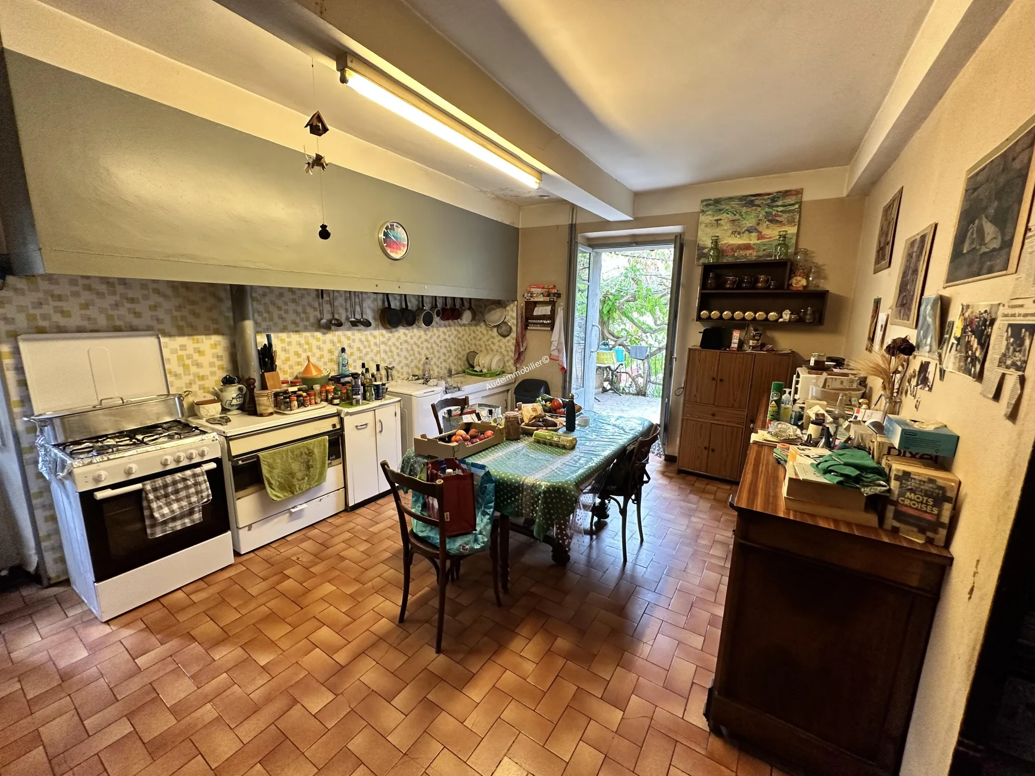 Ensemble de deux maisons avec grande cour à Limoux 