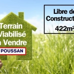 Terrain de 422m2 à Poussan: Construisez Votre Maison de Rêves