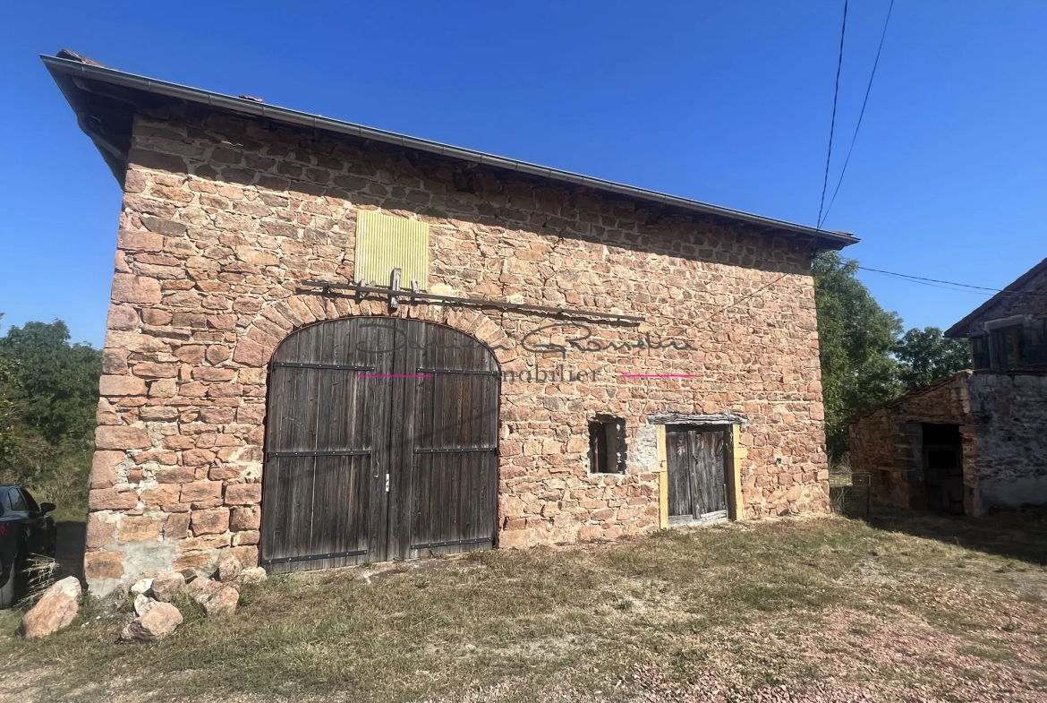 Maison avec dépendance et terrain à Bourg de Thizy 