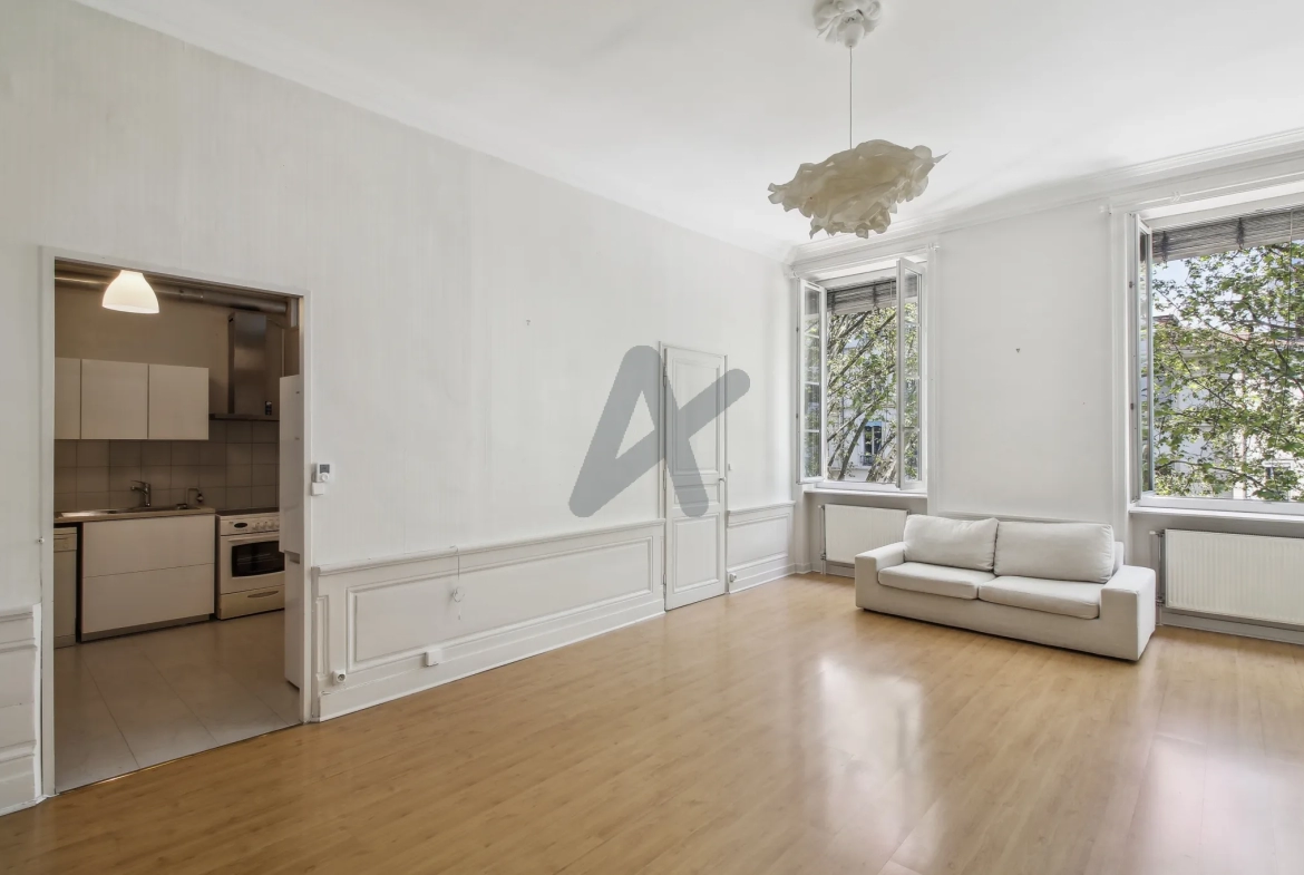 Charmant appartement à Lyon 3 avec 1 chambre et 1 alcôve 