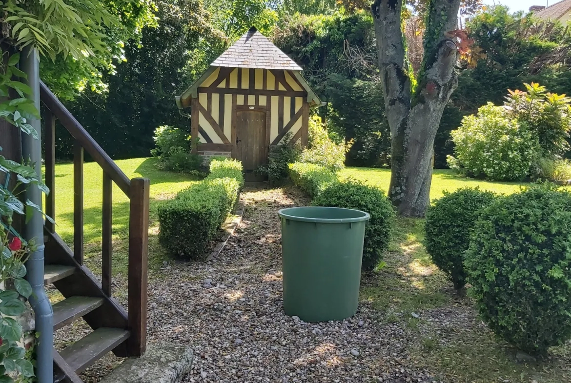 Longère Normande avec piscine à Livarot 