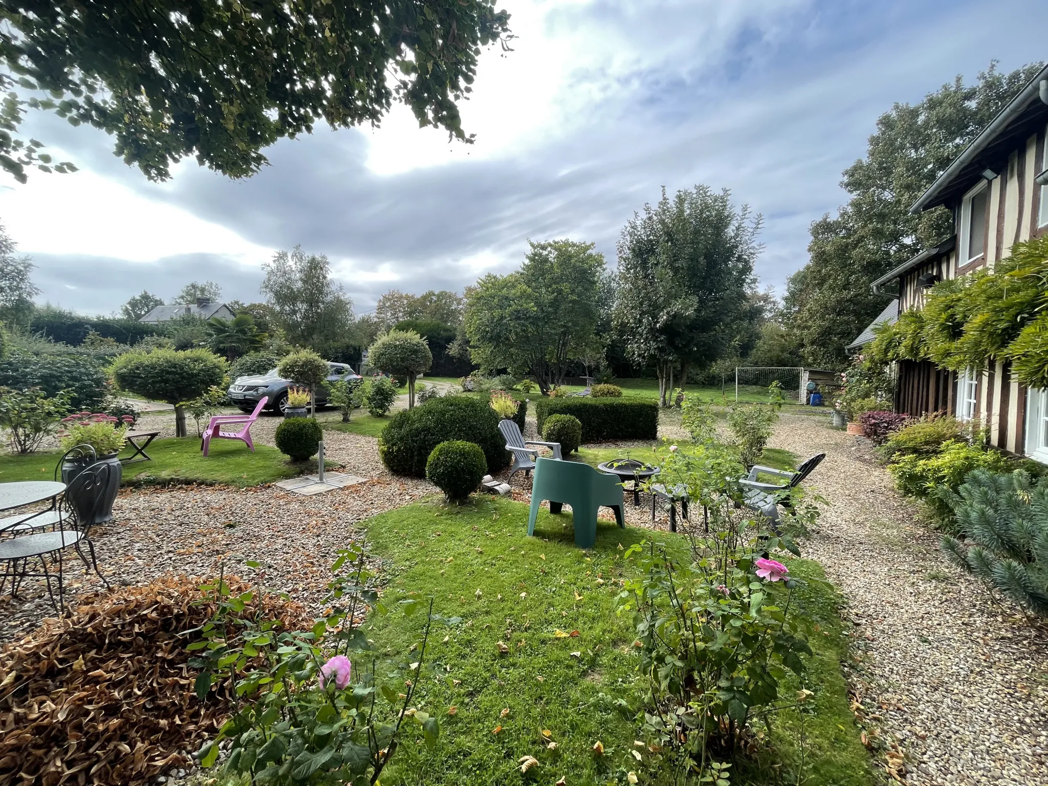 Longère Normande avec piscine à Livarot 