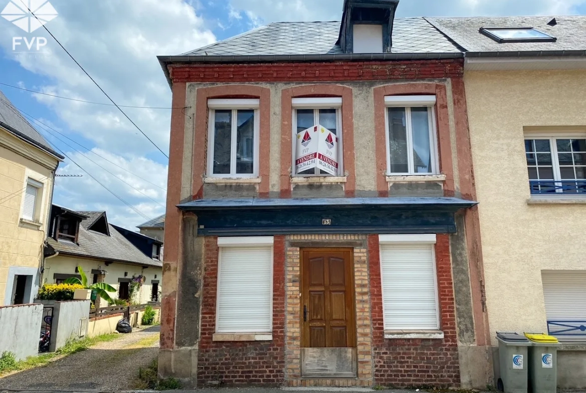 A acheter maison mitoyenne 57m2 centre-ville Gruchet-le-Valasse 