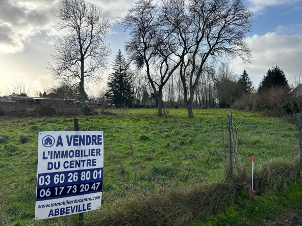 Terrain constructible à 10km de Saint Valery sur somme