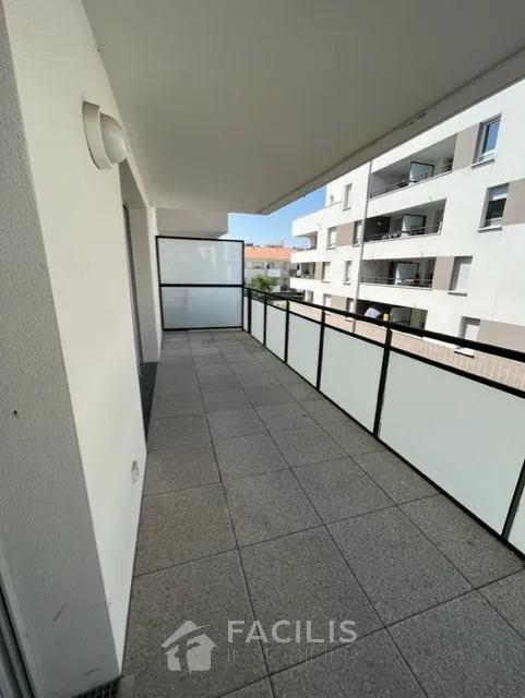 Toulouse 31500 - Très bel appartement 2 pièces 37m2 avec grande terrasse 12m2 