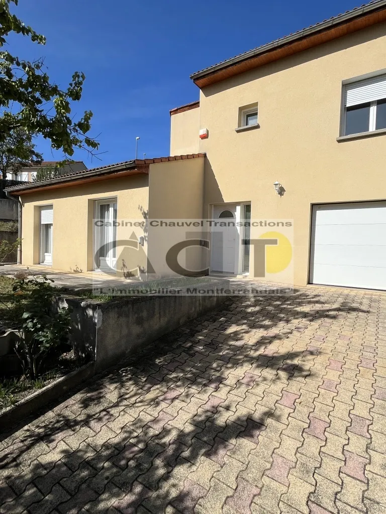 Maison F4 avec terrasse ensoleillée à vendre à Clermont-Ferrand quartier Nord 