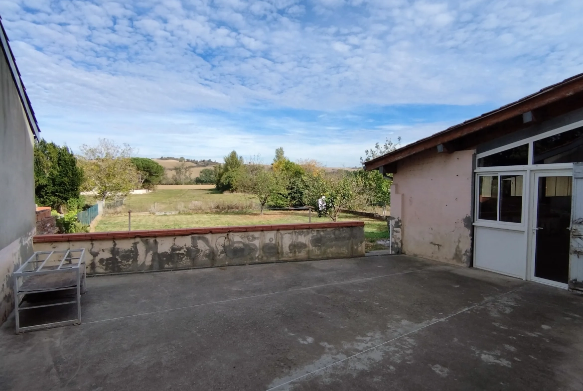 Maison de village avec 3 chambres, terrasse et jardin 