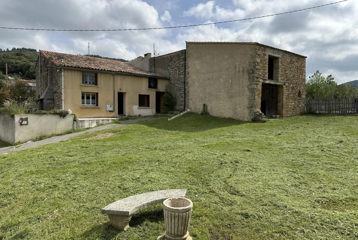 Ensemble immobilier à Alet les bains avec piscine et jardin 