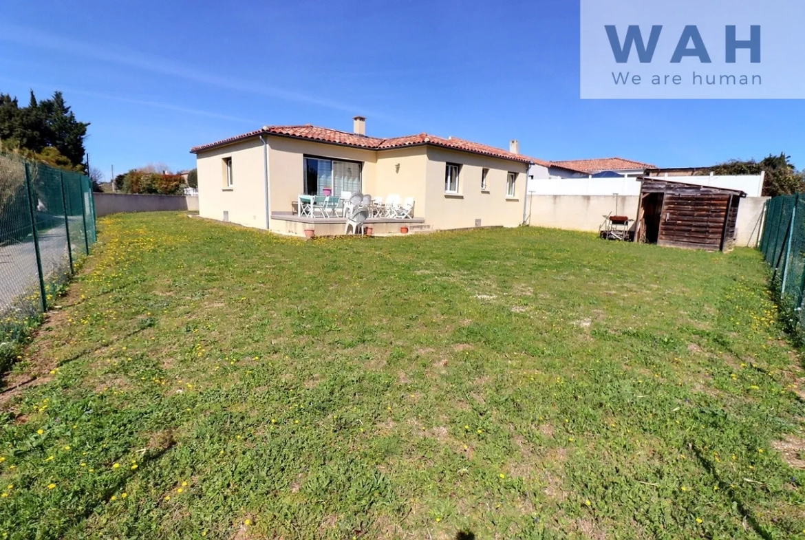 Vente villa plein-pieds 4 pièces 34230 Saint Pargoire 