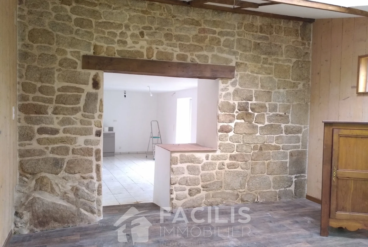 Maison en pierres indépendante à vendre dans le Morbihan 