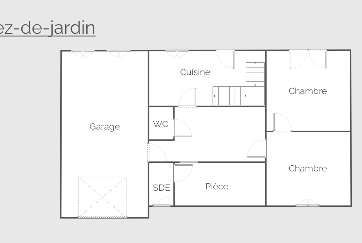 Maison 4 chambres à Corme-Royal avec jardin et garage 