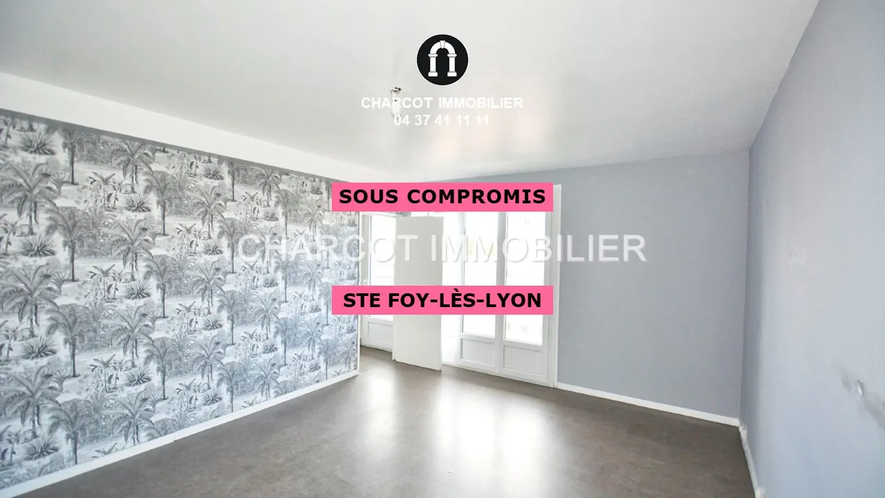 Vente d'un appartement T3 traversant à Ste Foy Les Lyon 