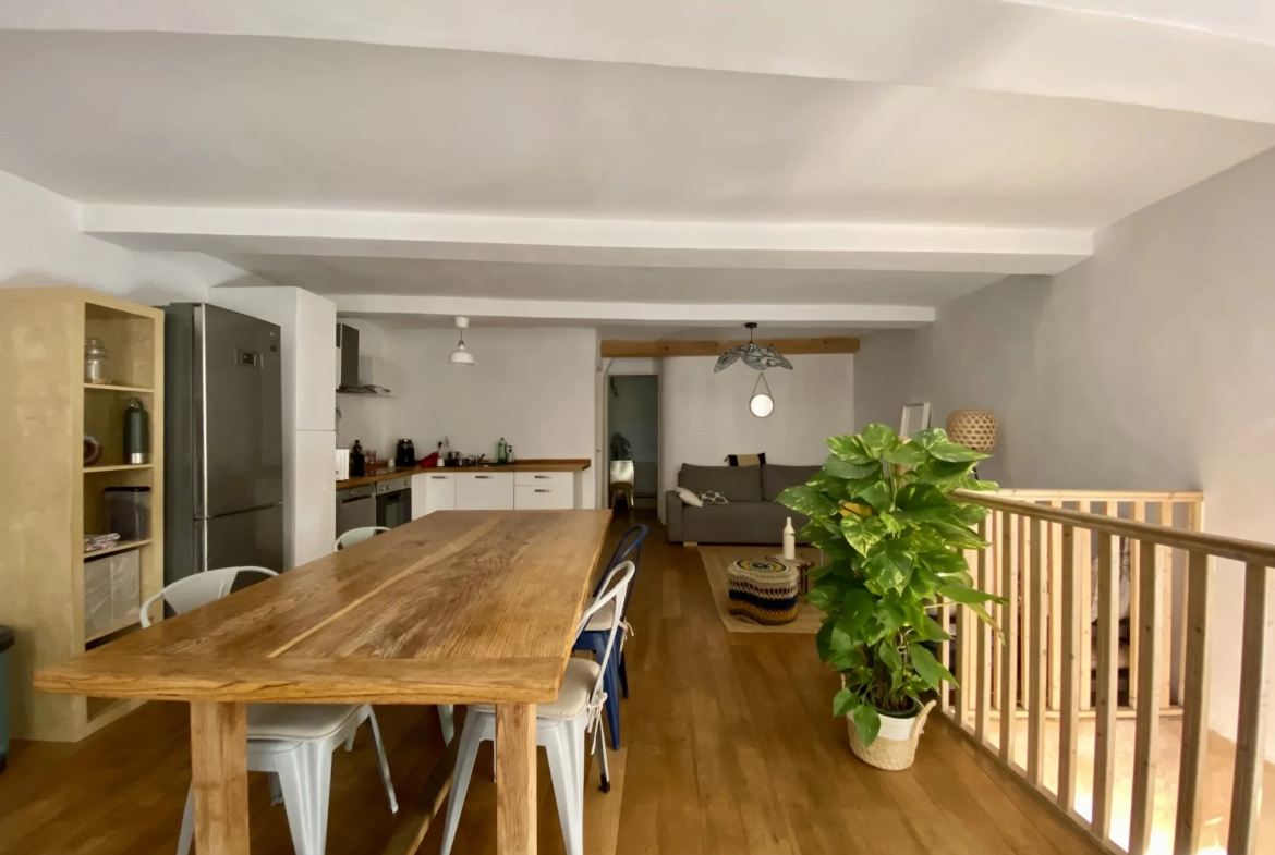 Grand duplex T2/T3 ecusson 76 m2 à Montpellier 