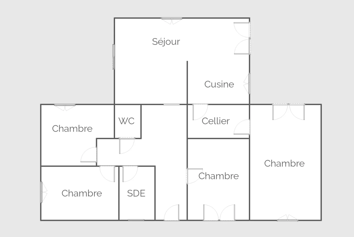 Maison Plain Pied 3-4 Chambres à Archingeay 