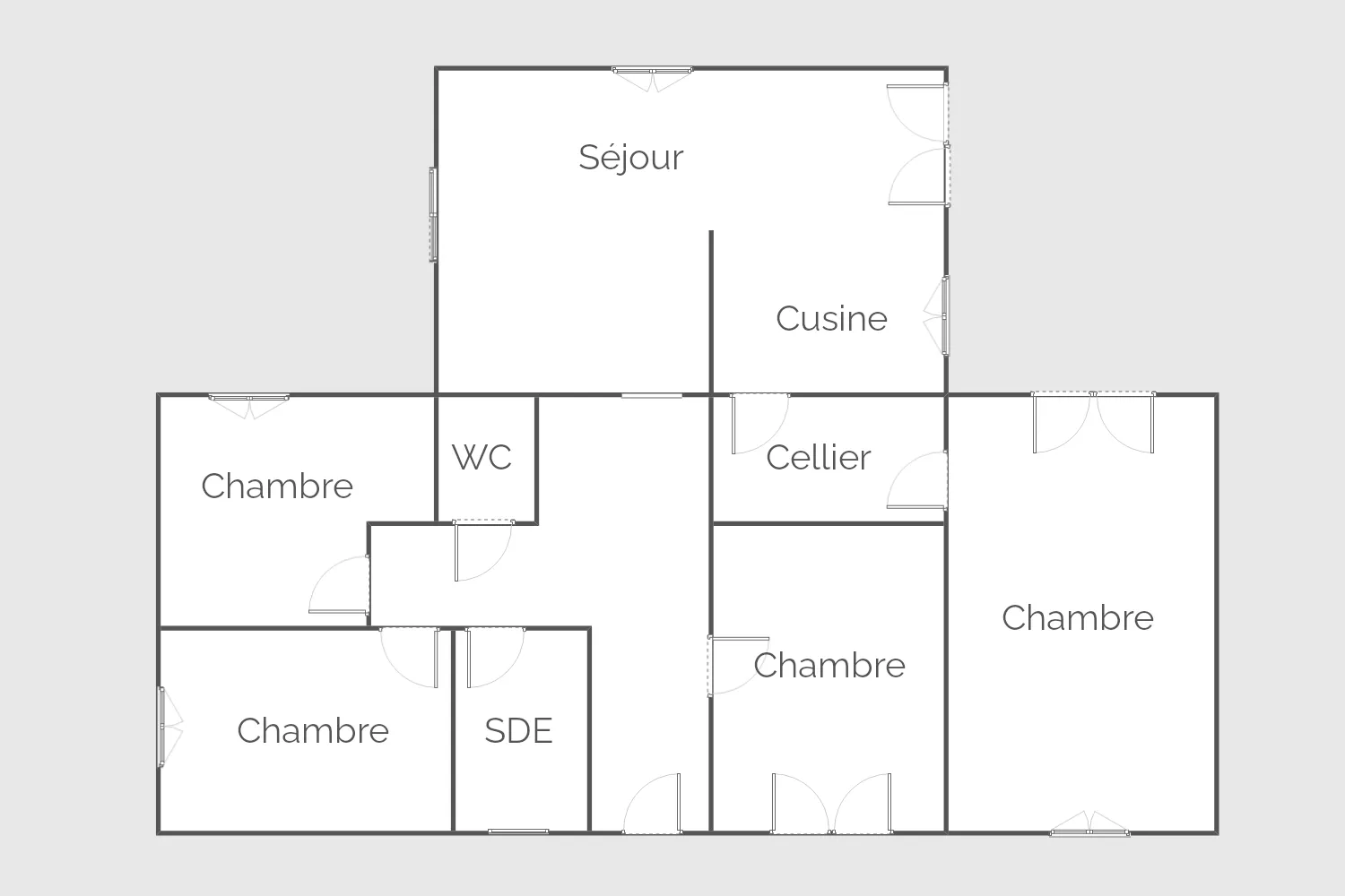 Maison Plain Pied 3-4 Chambres à Archingeay 