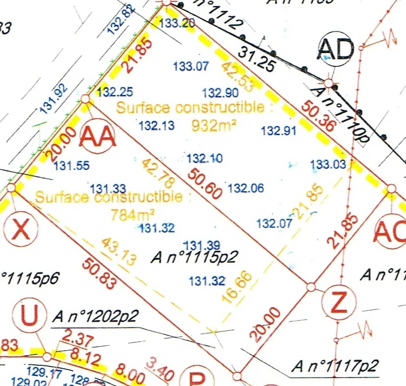 Terrain à bâtir de 1 103 m2 à Cloué - Hors lotissement 