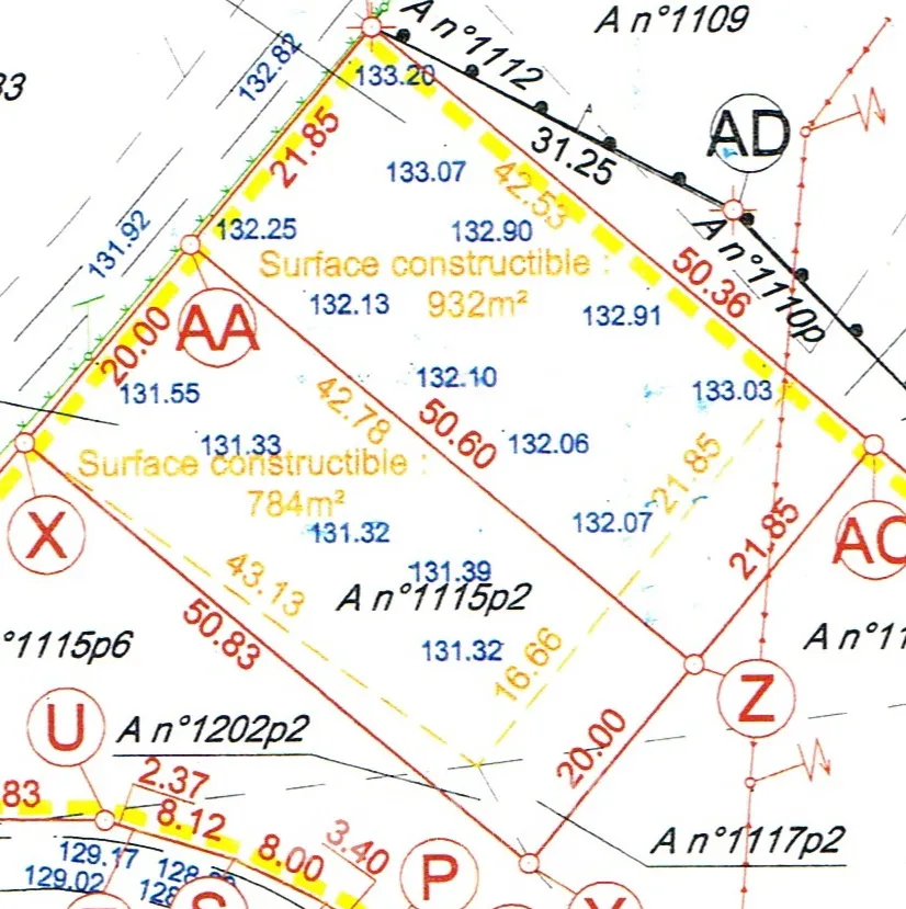 Terrain à bâtir de 1 103 m2 à Cloué - Hors lotissement 