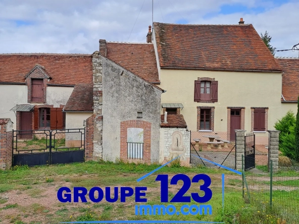 Ensemble de deux maisons de plain-pied communiquantes (115 m2 habitable) à Chassy (89110) - Vente