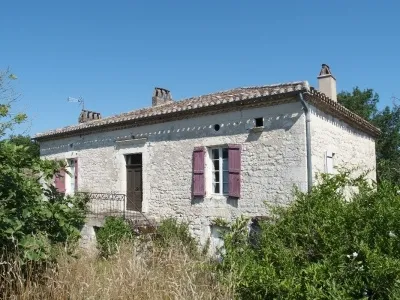 Maison en pierre avec dépendances à Touffailles 