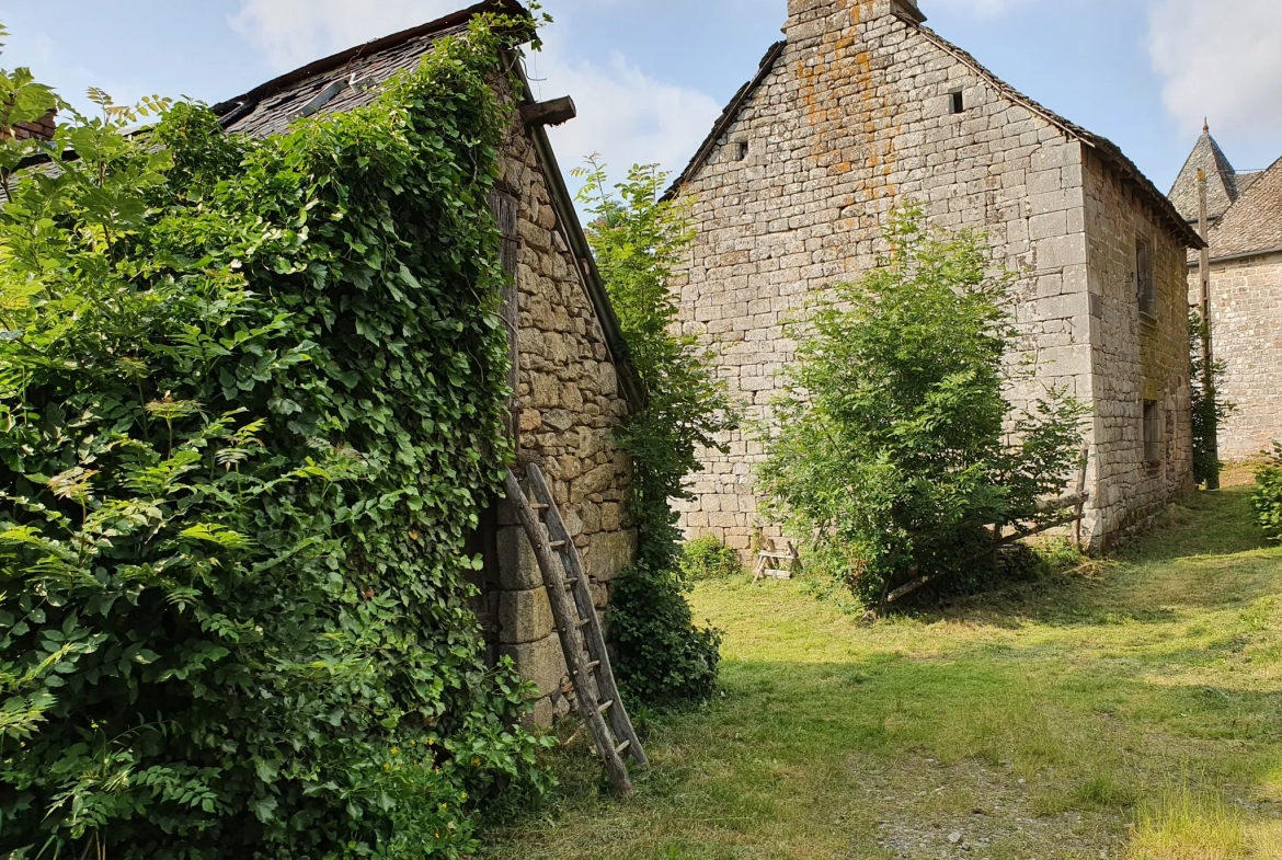 Ancienne maison et ses dépendances à rénover en Xaintrie 