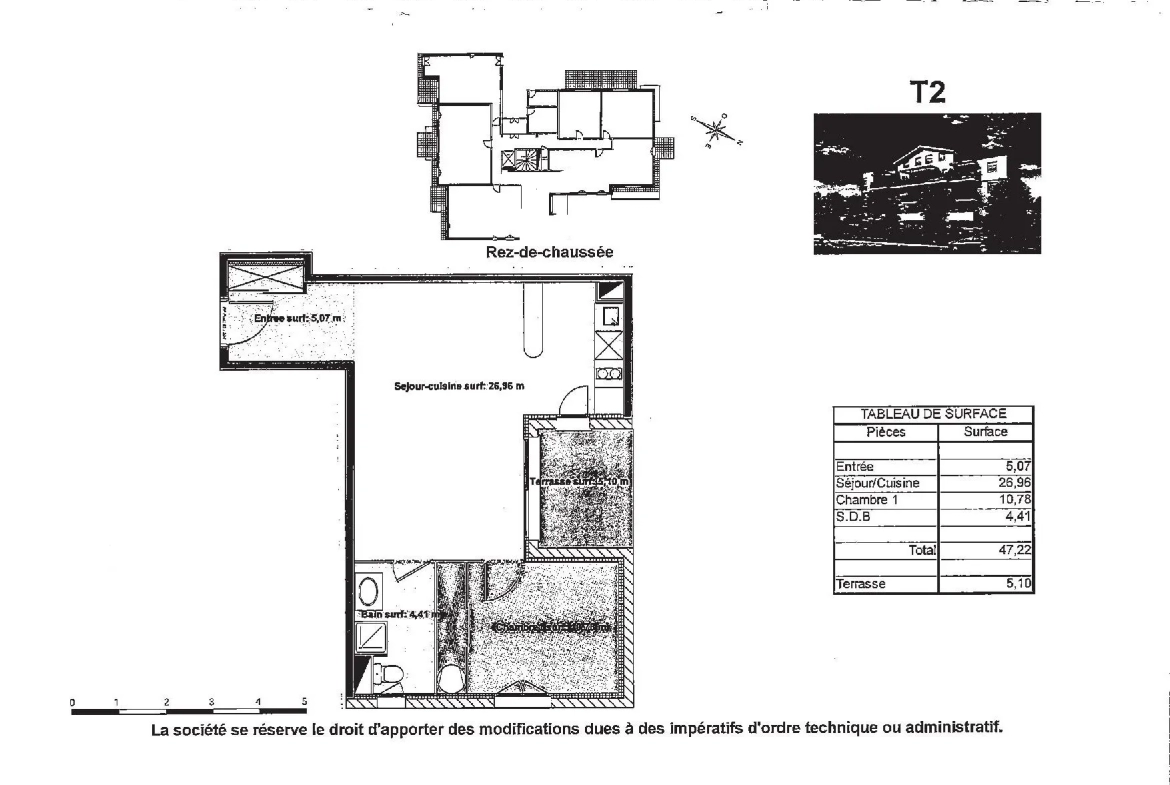 Appartement T2 de 47 m2 à Toulouse 