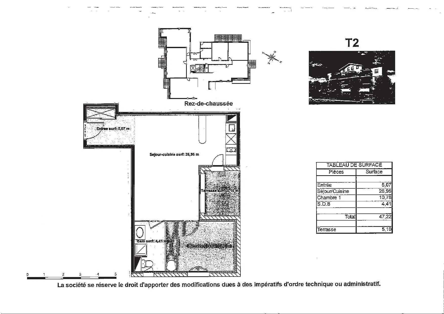 Appartement T2 de 47 m2 à Toulouse 