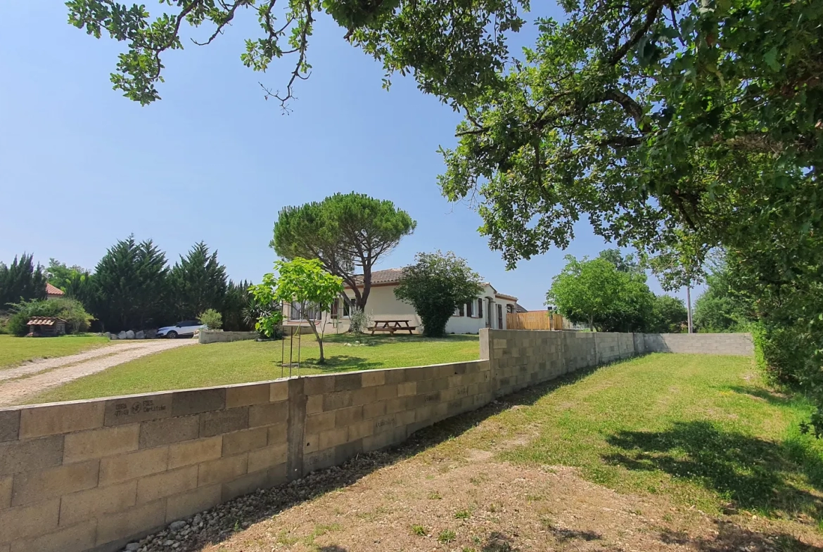 Maison de plain pied dans le Sud-Ouest de la France 