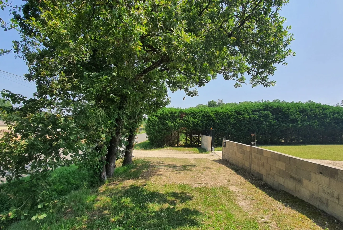 Maison de plain pied dans le Sud-Ouest de la France 