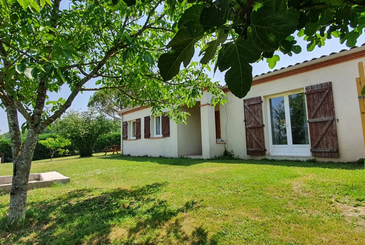 Maison de plain pied dans le Sud-Ouest de la France 