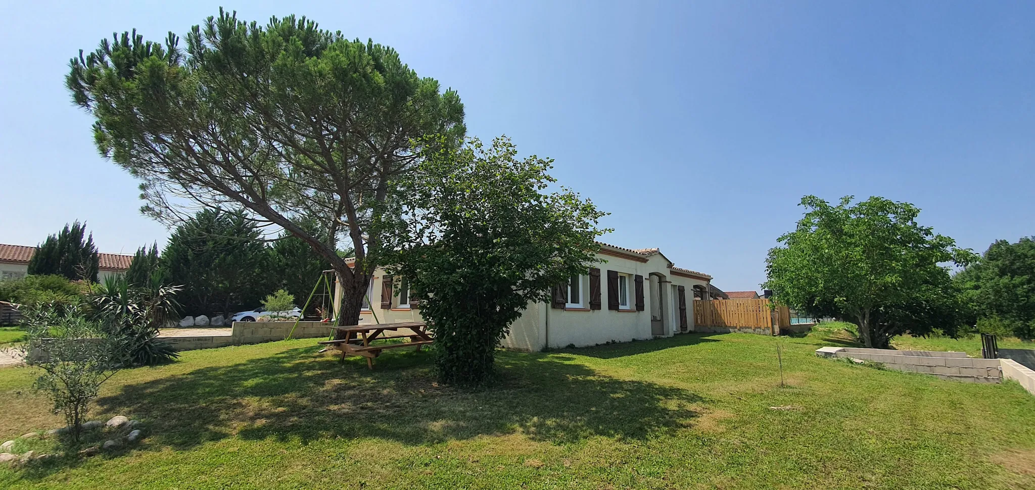 Maison de plain pied dans le Sud-Ouest de la France 