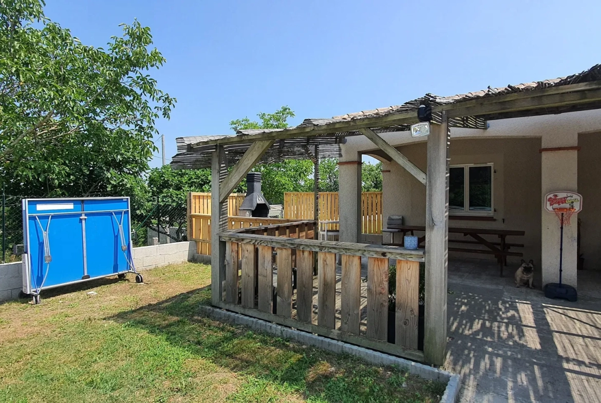 Maison de plain pied dans le Sud-Ouest de la France 