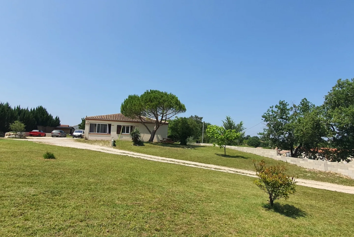 Maison de plain pied dans le Sud-Ouest de la France 