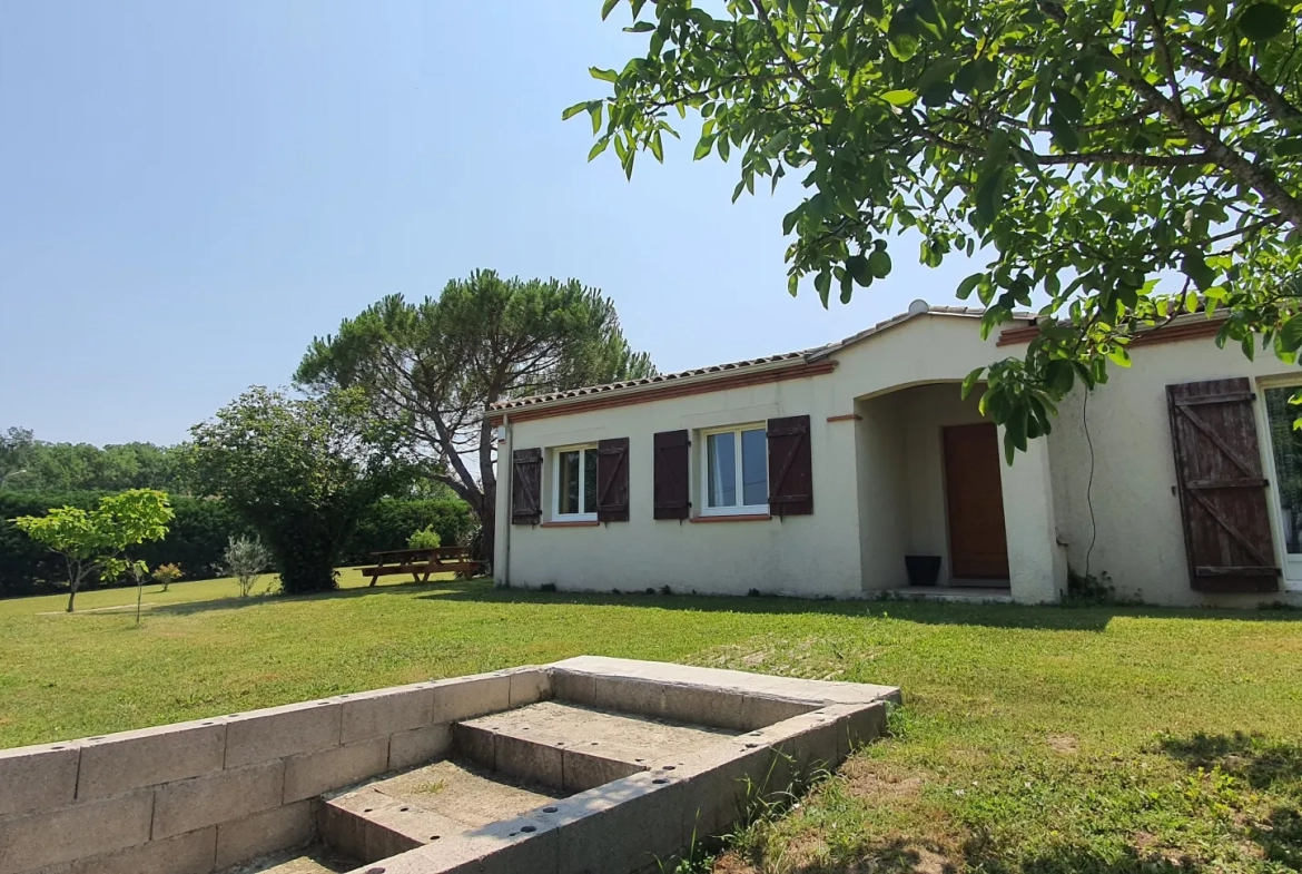 Maison de plain pied dans le Sud-Ouest de la France 