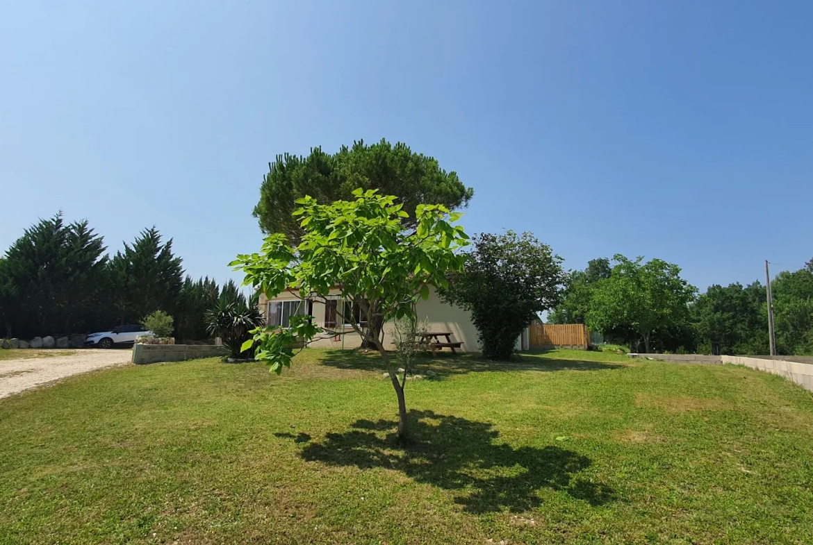 Maison de plain pied dans le Sud-Ouest de la France 