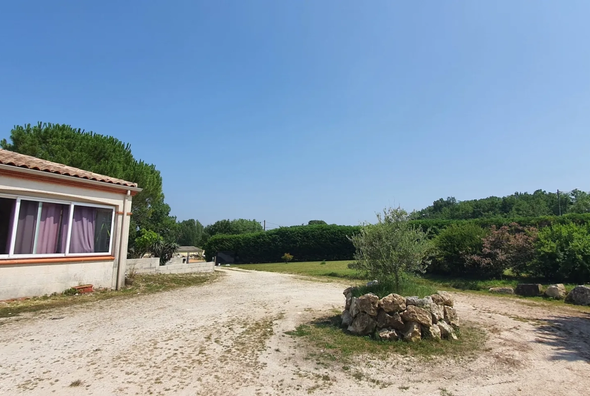 Maison de plain pied dans le Sud-Ouest de la France 