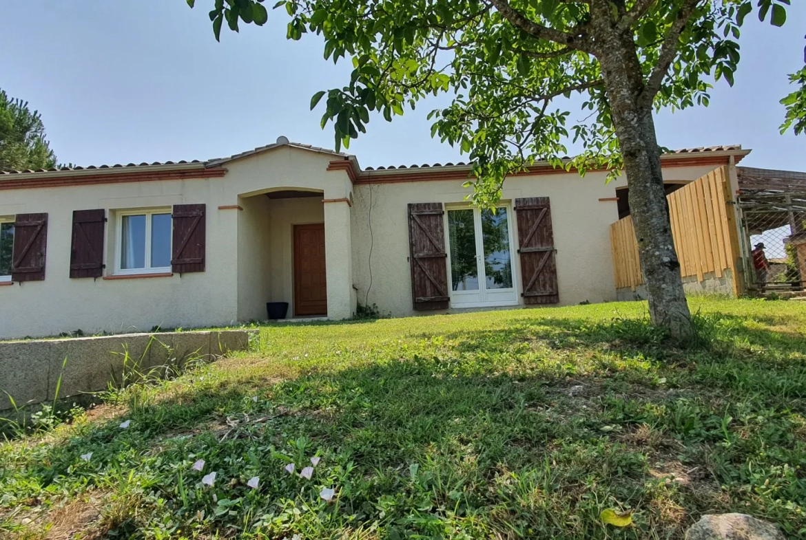 Maison de plain pied dans le Sud-Ouest de la France 