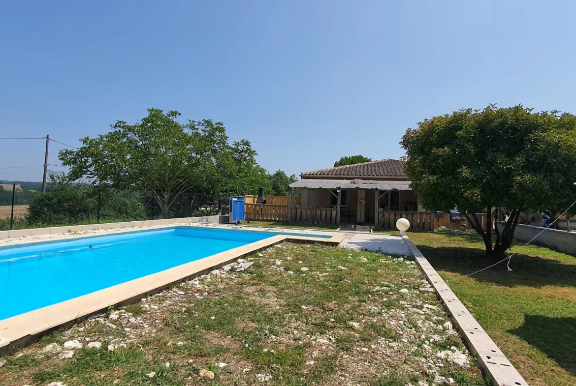 Maison de plain pied dans le Sud-Ouest de la France 