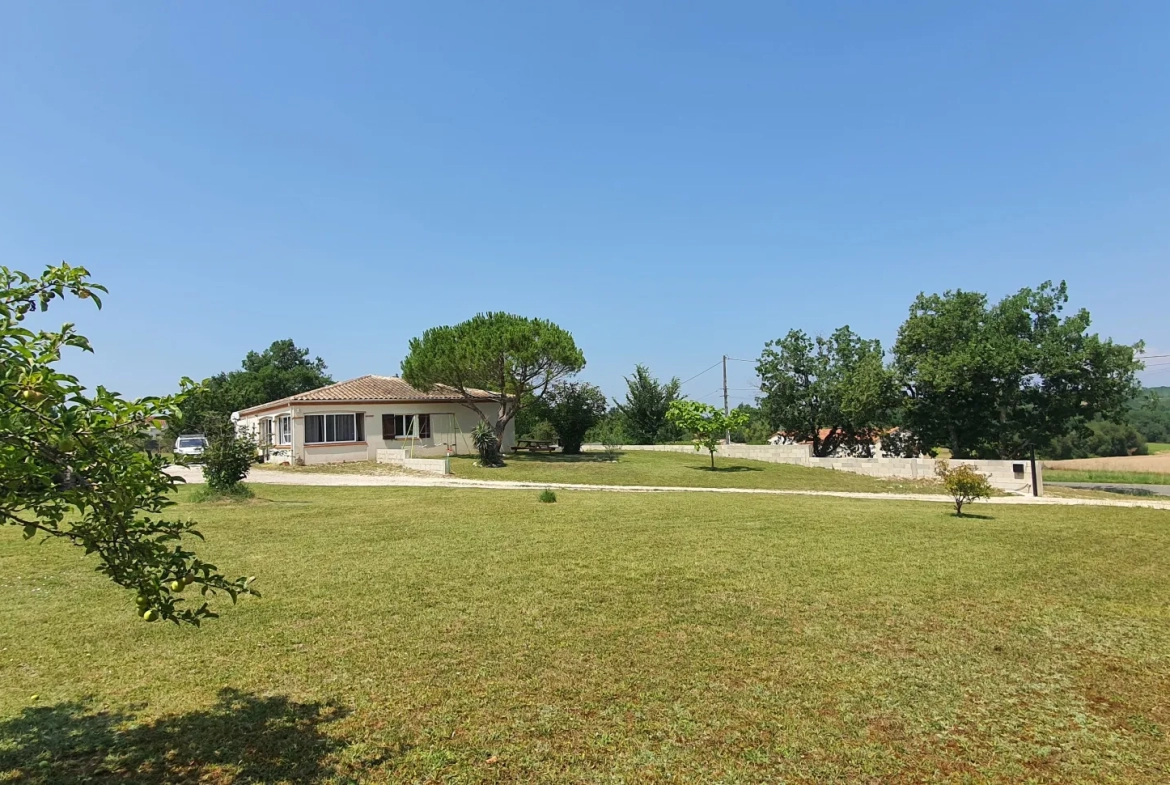 Maison de plain pied dans le Sud-Ouest de la France 