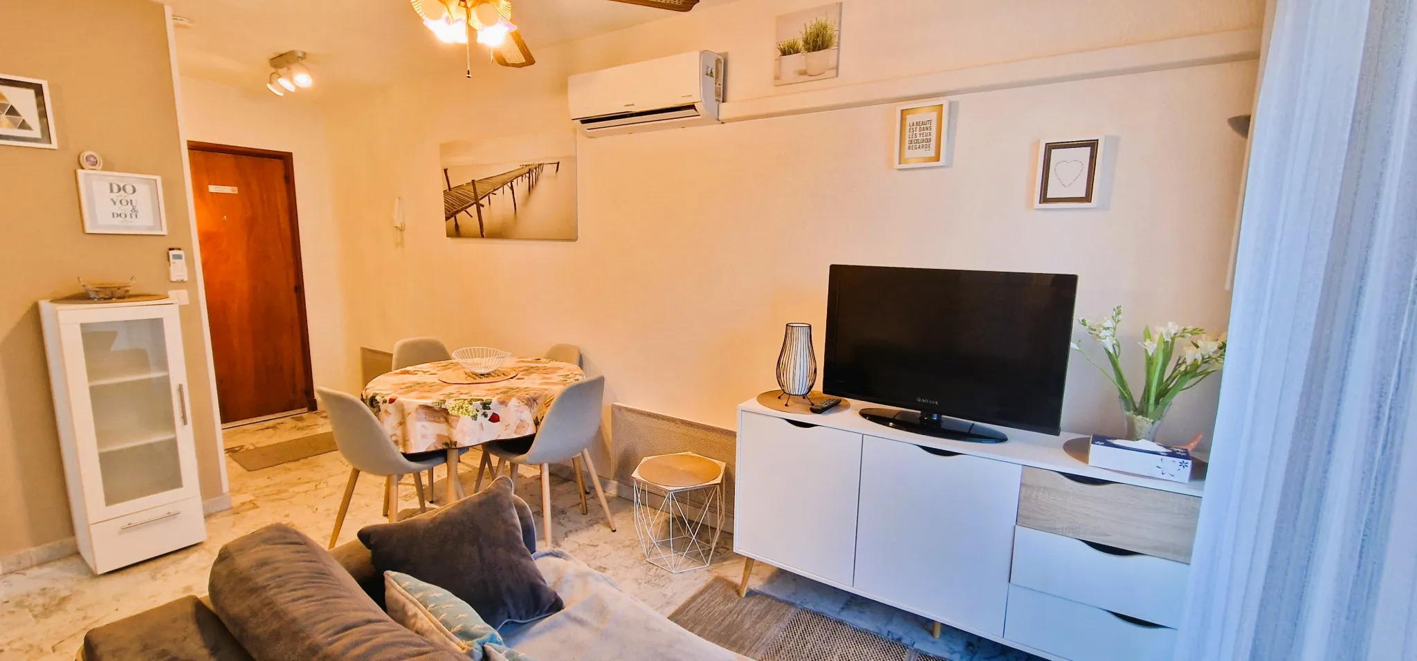 Appartement T1 avec Balcon, Grenier et Place de Stationnement à Amélie-les-Bains 